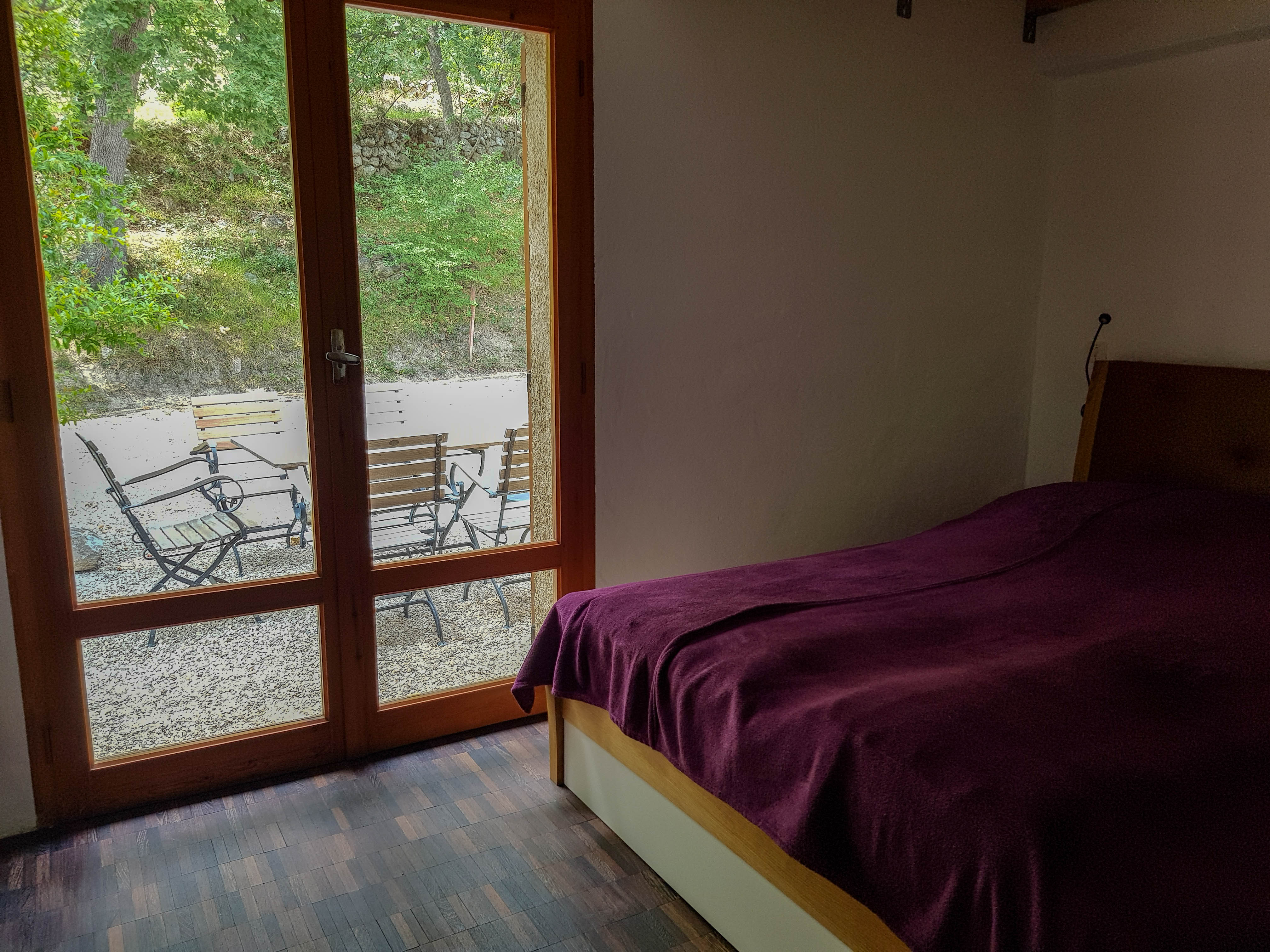 Wohnzimmer blick Kamin